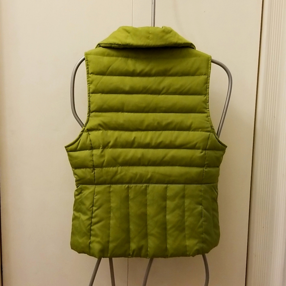 Kenneth Cole Reaction Down Green Puffer Vest Size S - Picture 2 of 5